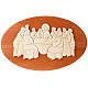 Bassrelief Letzte Abendessen Kirschholz Azur s1