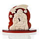 Bassrelief Kirsch-Holz Heilige Familie 20 x 16 s1