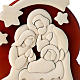 Holy Family bas-relief Azur 20x16 cm s2