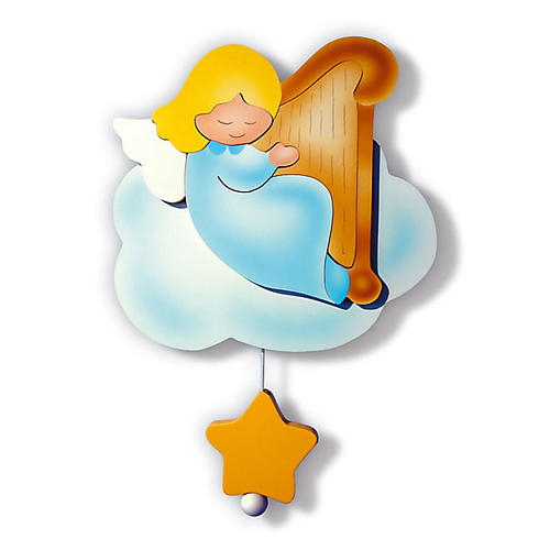 Mini Spieluhr Engel mit Harfe 1