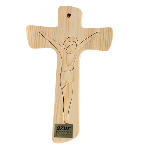 Crucifixo estilizado baixo-relevo 3