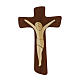 Crucifixo estilizado madeira bicolor s1