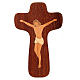 Crucifix Christ Rédempteur Azur bois s1