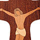 Crucifix Christ Rédempteur Azur bois s2