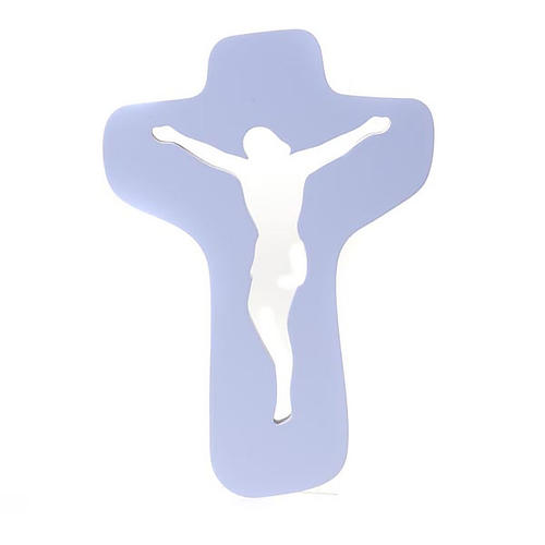 Croce legno traforata glicine Azur 2