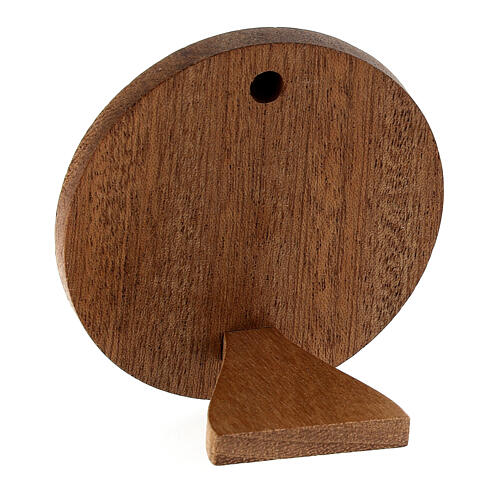 Round wooden Azur favour, bread and wine 3
