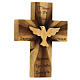 Kreuz mit Heiliger Geist Taube Azur Loppiano, 13x10 cm s2