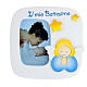 Baptism photo holder celestial angel photo 15x10 cm s1