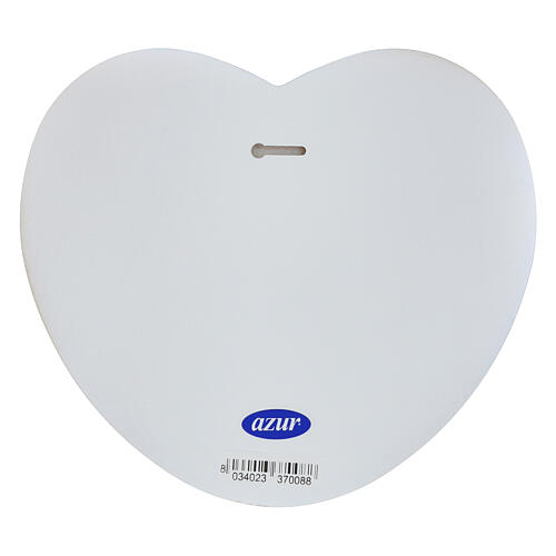 Green Angel of God wooden picture reciting prayers, Azur 25x25 cm 2