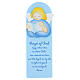 Angel of God blue wall decoration Azur 30x10 cm s1