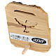 Dove Holy Spirit Olive Wood Azur in French 14x10 cm s3