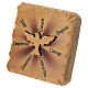 Dove Holy Spirit Olive Wood Azur in French 14x10 cm s2