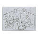 Colouring puzzle of the Nativity Scene by Azur Loppiano, large pieces, 12x16 in s1
