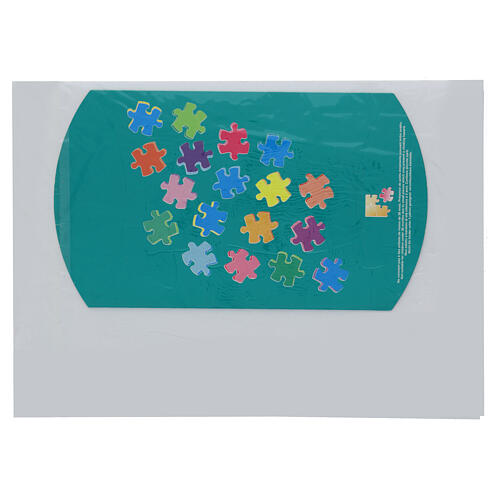 Puzzle da colorare Natività Azur Loppiano tessere grandi 30x40 cm 3