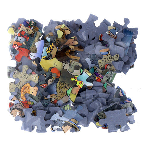 Puzzle Azur Loppiano La Noël des enfants du monde entier 30x40 cm 3