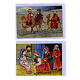 Set of 6 puzzle Christmas postcards by Azur Loppiano, 4x6 in s14