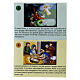 Puzzle 6 cartes de Noël Azur Loppiano 10x15 cm s11