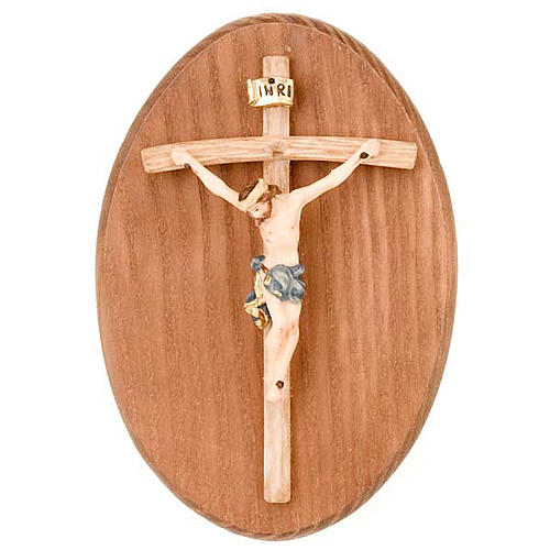 Wooden plaque with crucifix 1