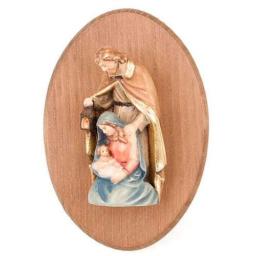 Wooden plaque with Holy Family 1