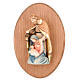 Wooden plaque with Holy Family s1