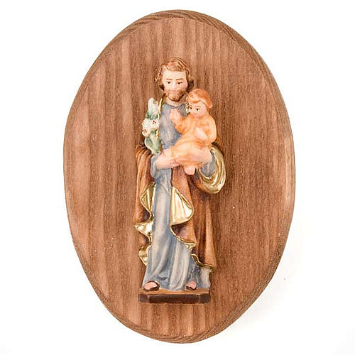 Saint Joseph and Baby Jesus plaque 1