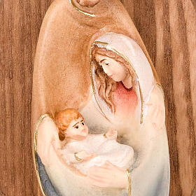 Obrazek ze statuetką Świętej Rodziny w objęciu J&