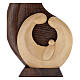 Relief, Geburt Christi, aus Linden- und Nussbaumholz – 30 × 20 × 5 cm – Peru s2