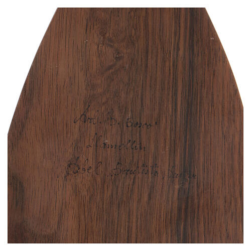 Krippenszene, Geburt Christi, aus Lenga- und Nussholz, handgeschnitzt, 25x15x5 cm, Peru 4