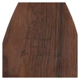 Nativité en lenga et noyer sculptée à la main 25x15x5 cm Mato Grosso s4