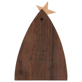 Nativité en lenga et noyer sculptée à la main 25x15x5 cm Mato Grosso s5