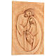 Heilige Familie – handgeschnitzt aus Lenga-Holz – 30 × 20 × 5 cm – Peru s3