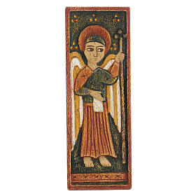 Archangel Gabriel bas-relief Bethlehem monastery 12x5 cm
