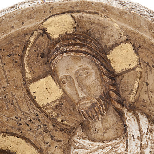 Resurrection bas relief in stone, Bethlehem monastery 2