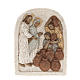 Flachrelief aus Pyrenäen-Stein Die Hochzeit zu Kana hergestellt im Kloster Bethléem s1