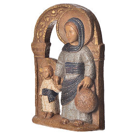 Vergine di Nazareth blu 35 cm pietra Bethléem