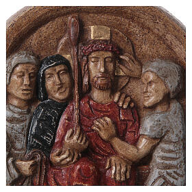 Bethléem Flachrelief der Krönung mit Dornen, 20 x 15 cm