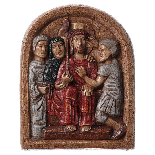 Bethléem Flachrelief der Krönung mit Dornen, 20 x 15 cm 1