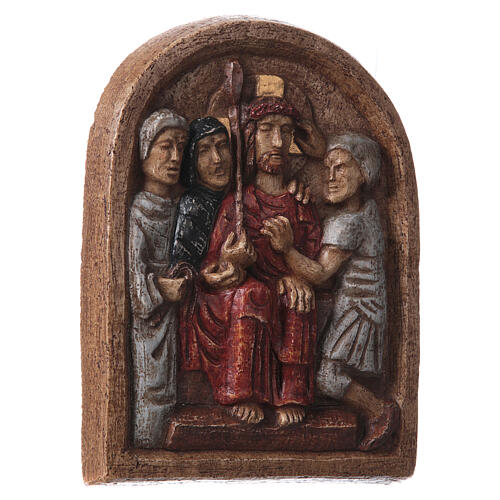 Bethléem Flachrelief der Krönung mit Dornen, 20 x 15 cm 4