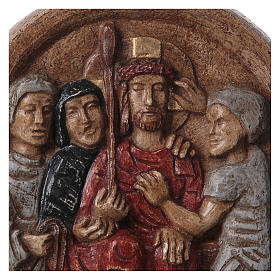 Bas-relief Couronnement d'épines 20x15 cm Bethléem