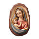 Bas-relief bois Vierge avec l'enfant s1