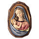 Bassorilievo legno Valgardena Madonna con bambino s1