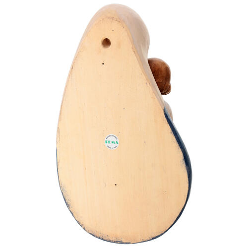 Bassorilievo legno Madonna con bimbo 8