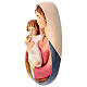 Virgin with baby Jesus bas relief, wood s7