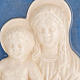 Bas-relief céramique Vierge avec enfant s2