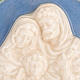 Bas relief round ceramic Holy Family s2