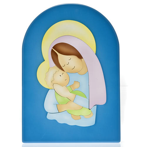 Bas-relief panel, Our Lady and baby 1