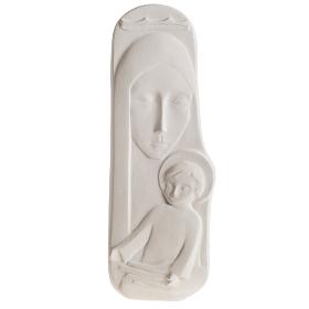 Bas-relief Virgin Mary holding the child, 47 cm