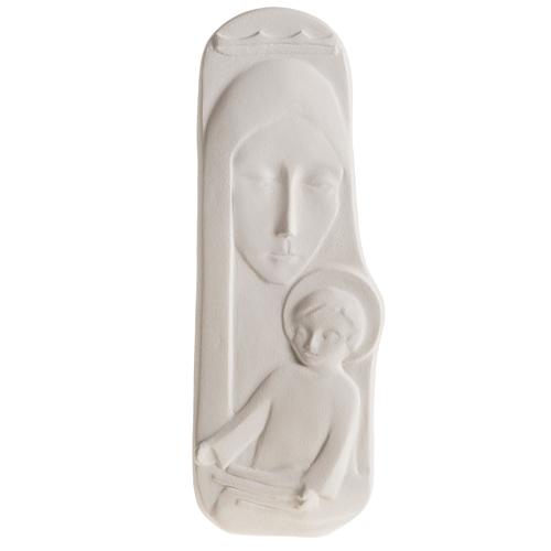 Bas-relief Virgin Mary holding the child, 47 cm 1