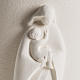 Bas-relief Virgin Mary holding the child, 29,5 cm s2