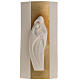 Baixo-relevo argila branca Maria Gold 29,5 cm s1